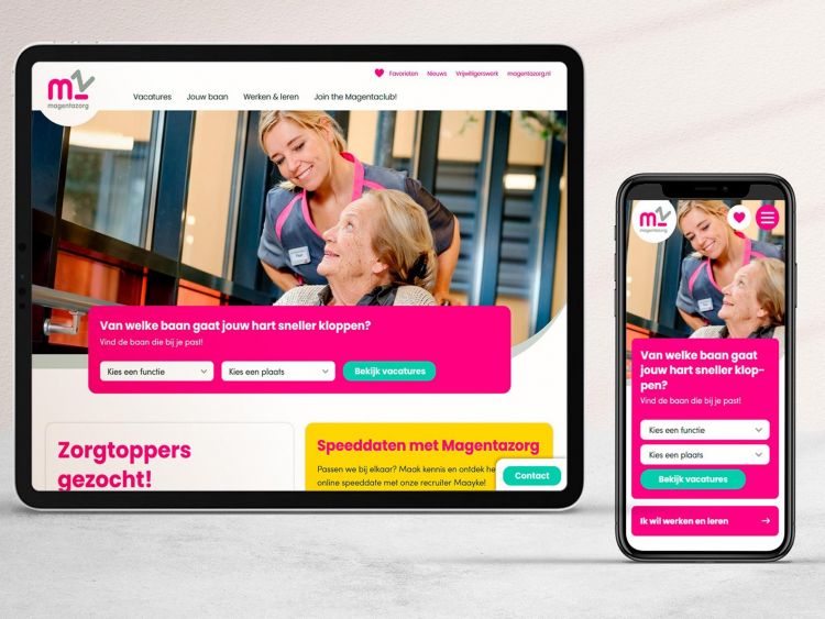 Magentazorg werkenbij website