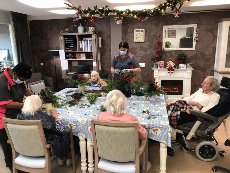 Kerststukjes maken