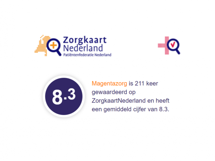 Magentazorg scoort een 8,3