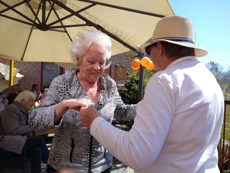 Koningsdagviering in Oudtburgh