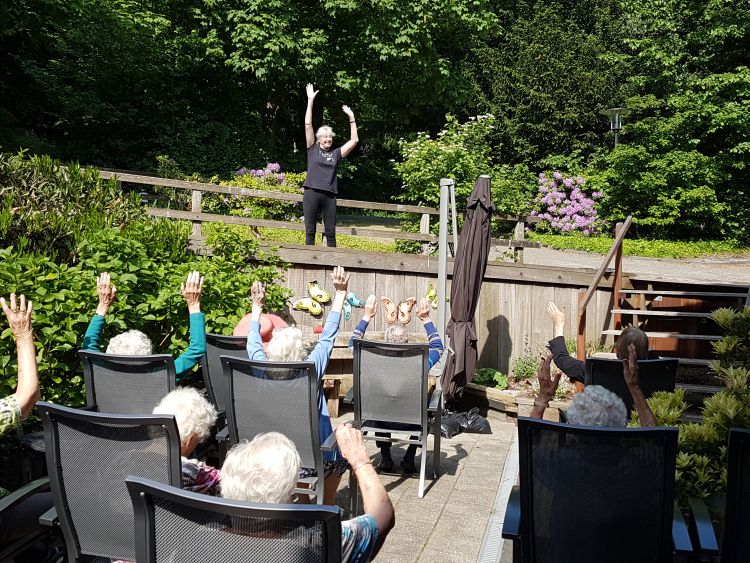 Hoog Duinen komt in beweging tijdens de Nationale Balkongym
