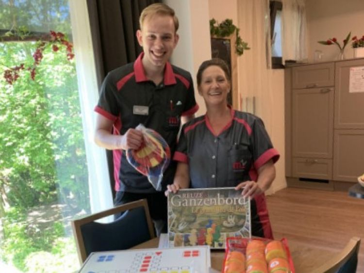 Bewoners verrast met een mooi cadeau
