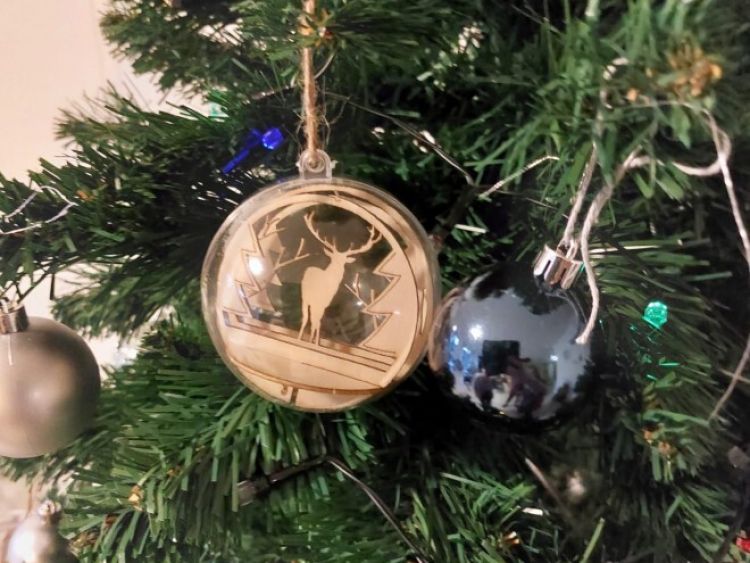 Kerstballen knutselen