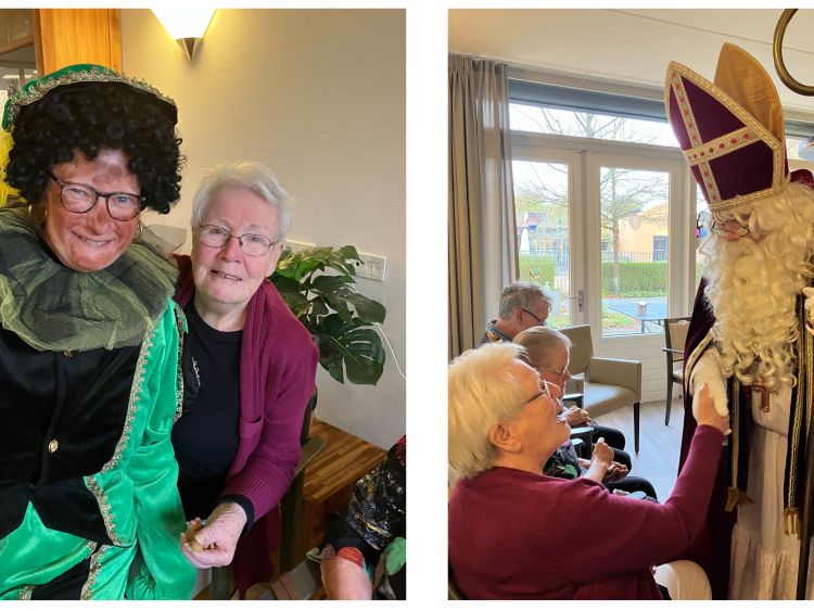 Sinterklaas op bezoek