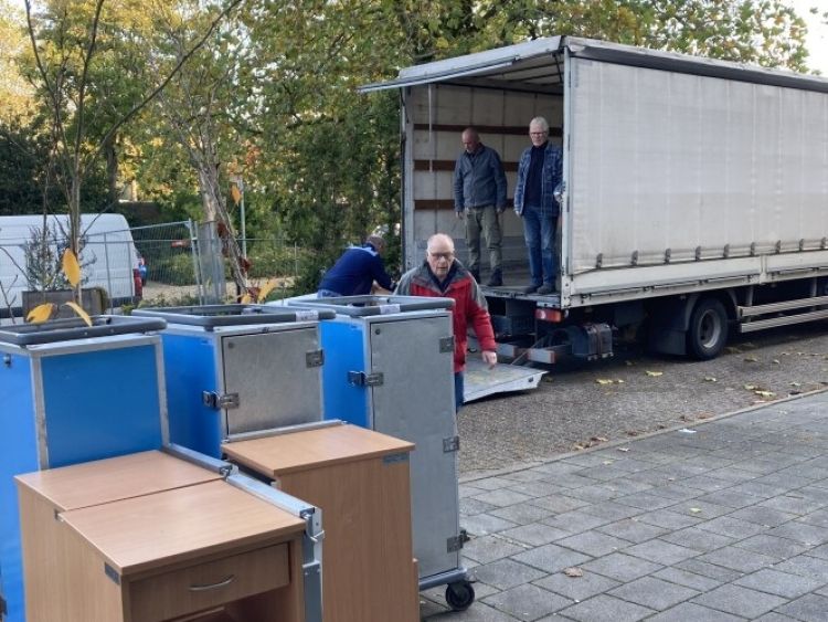Inboedel oude pand Revalidatiecentrum Magentazorg naar Oekraïne