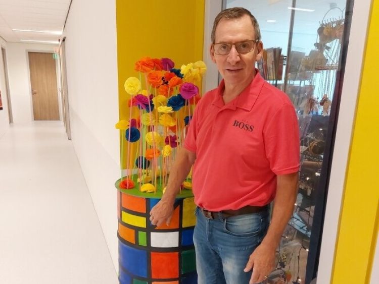 Cliënten dagbesteding maken kunstproject ‘Tondriaan’