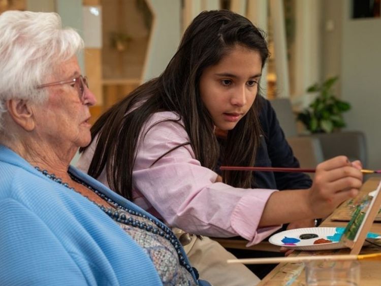 Kinderburgemeester op bezoek bij Oudtburgh